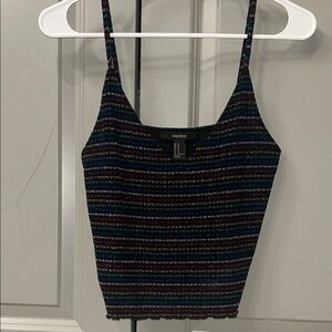 Forever 21 Glitter Crop Camisole
